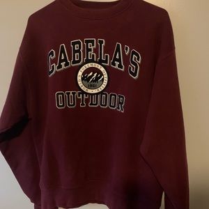 Maroon crewneck